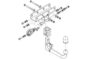 Euro kuka na ključ za Jeep Commander (2006-2011)