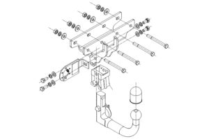 Euro kuka na ključ za Jeep Wrangler (2007-2018) Euro kuka na ključ za Jeep Wrangler (2007-2018)