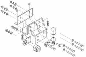 Euro kuka na dva šrafa za Toyota Hilux (2005-2010) Euro kuka na dva šrafa za Toyota Hilux (2005-2010)