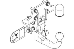 Euro kuka na ključ za Toyota Land Cruiser (2013-2017)