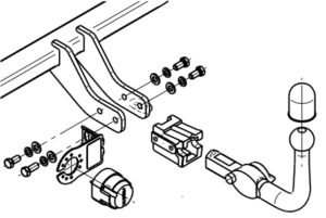 Euro kuka na ključ za Suzuki Grand Vitara (2005-2015) Euro kuka na ključ za Suzuki Grand Vitara (2005-2015)